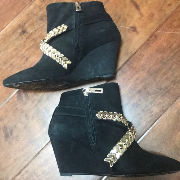 Schutz black leather booties EUC 6.5B - Picture 12 of 15